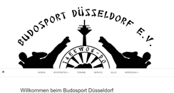 Desktop Screenshot of budosport-duesseldorf.de